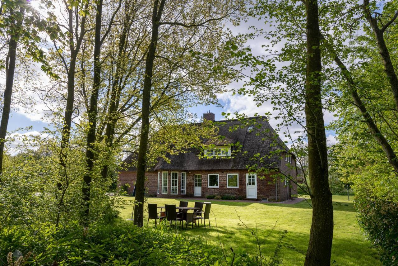 Ferienwohnung Alte Schule unter Reet- Klassenzimmer Tumlauer Koog Exterior foto